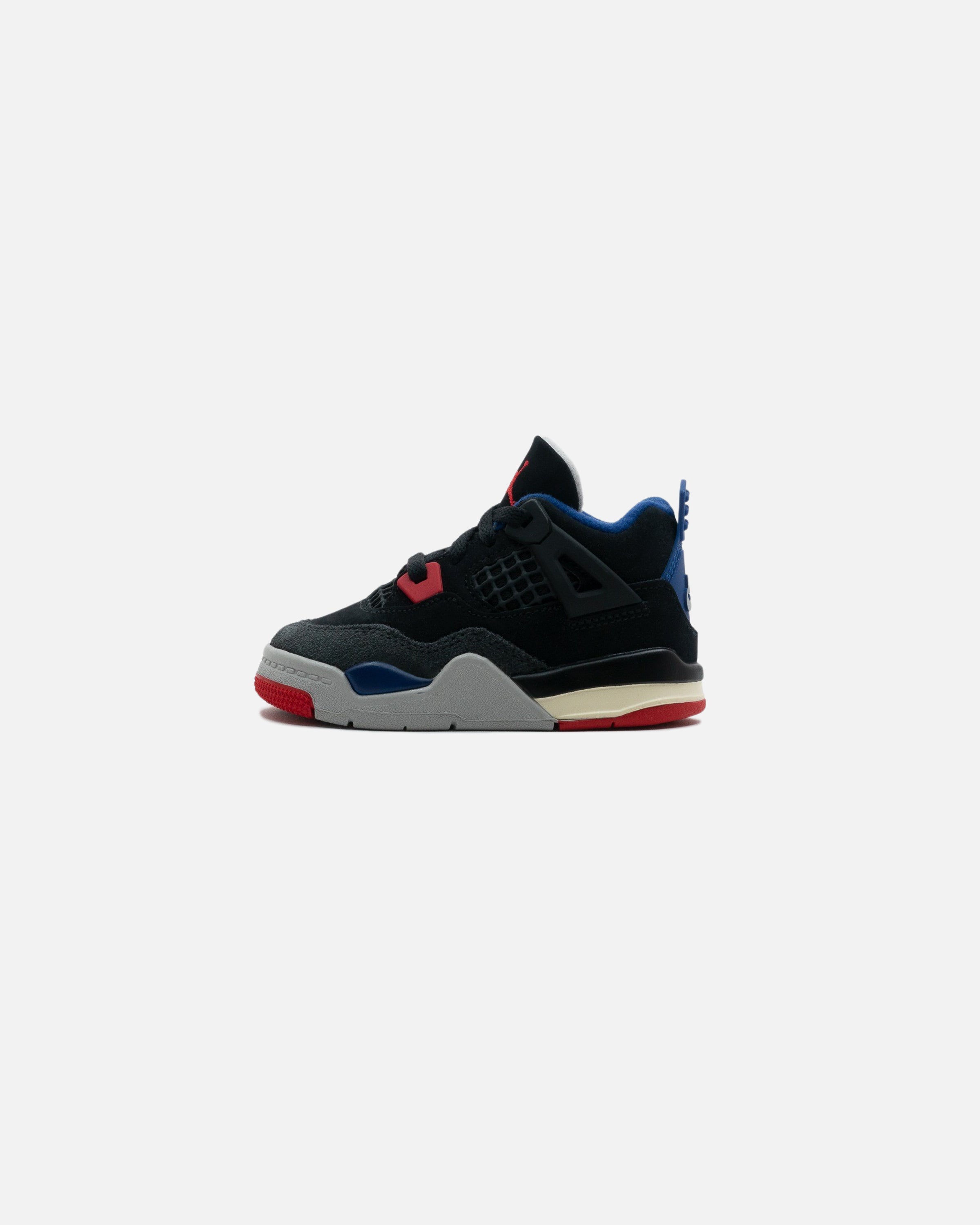 JORDAN TD AJ 4 RETRO - BLACK/ FIRERED/ DEEPROYALBLUE