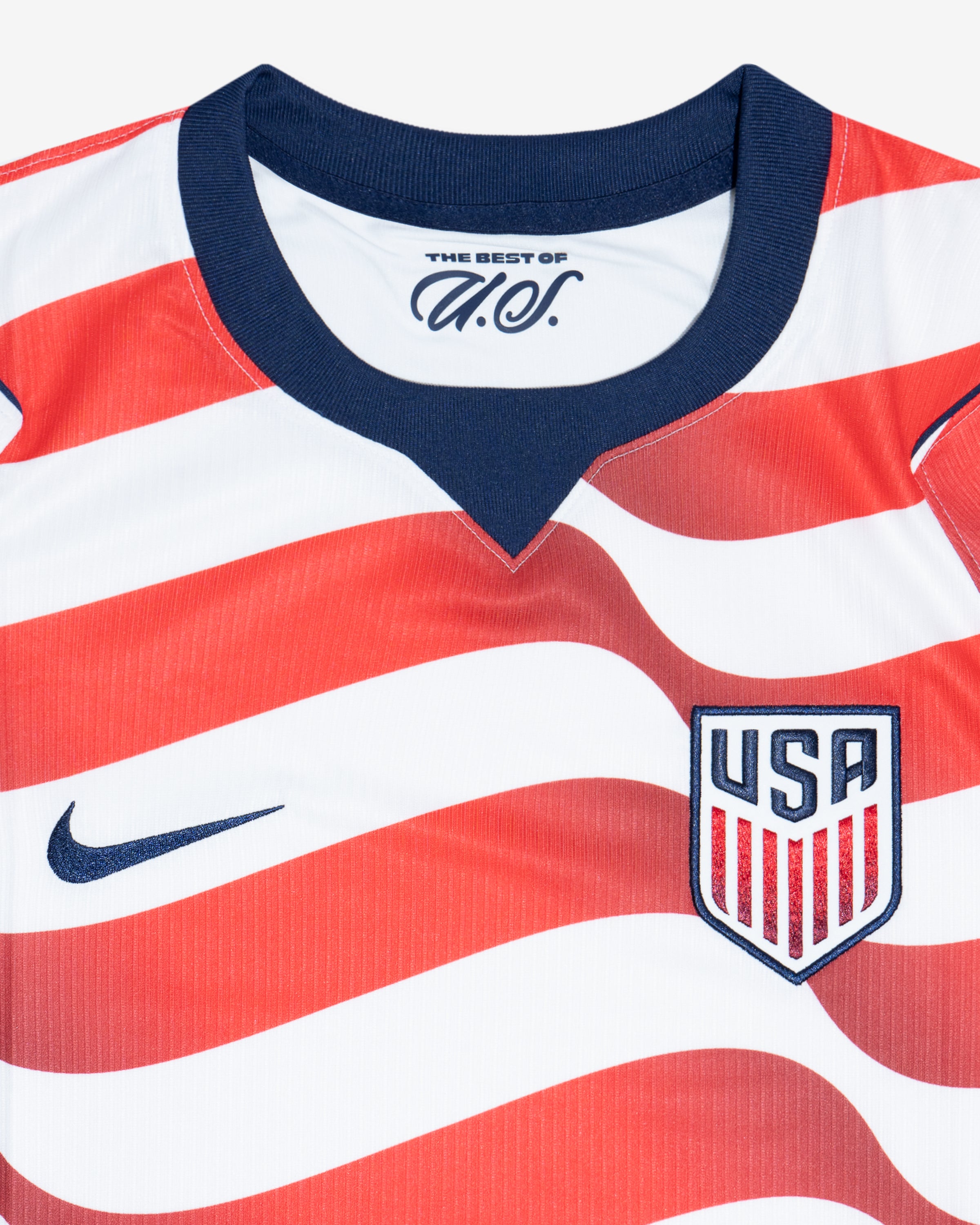 NIKE X USA S/S STADIUM JERSEY - SAIL/MIDNIGHT NAVY – Undefeated