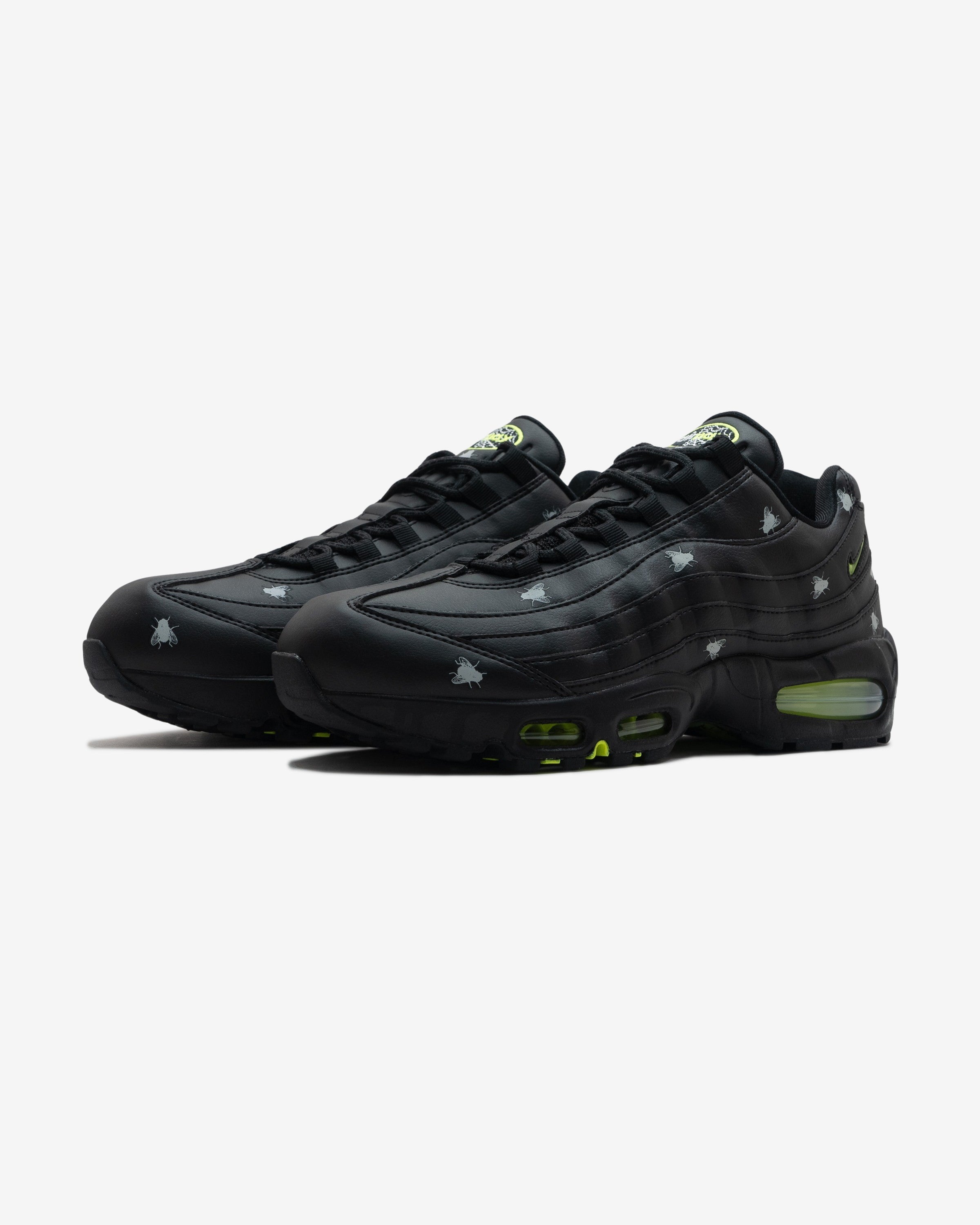 NIKE AIR MAX 95 - PREMIUM - BLACK/ NEONYELLOW