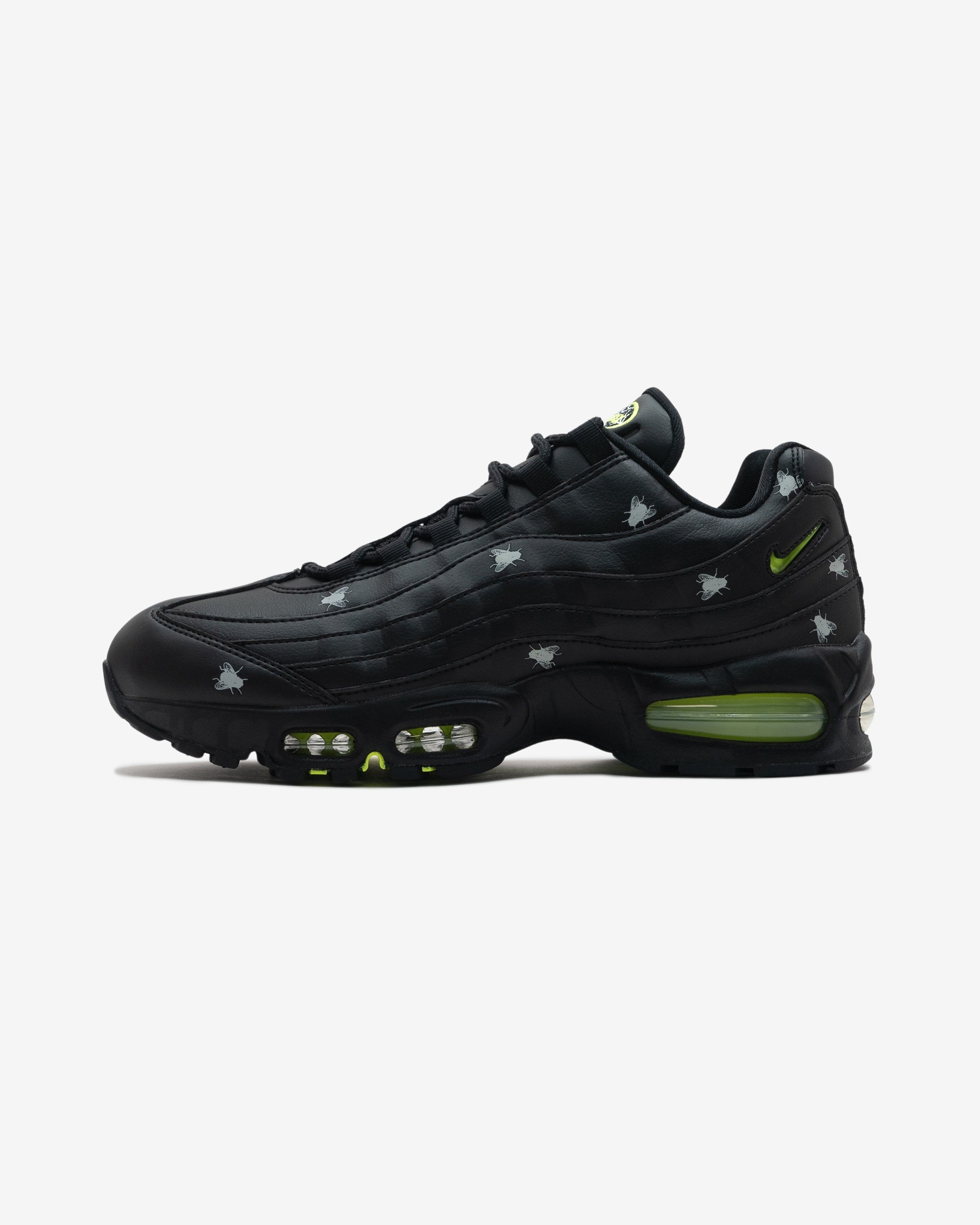 NIKE AIR MAX 95 - PREMIUM - BLACK/ NEONYELLOW