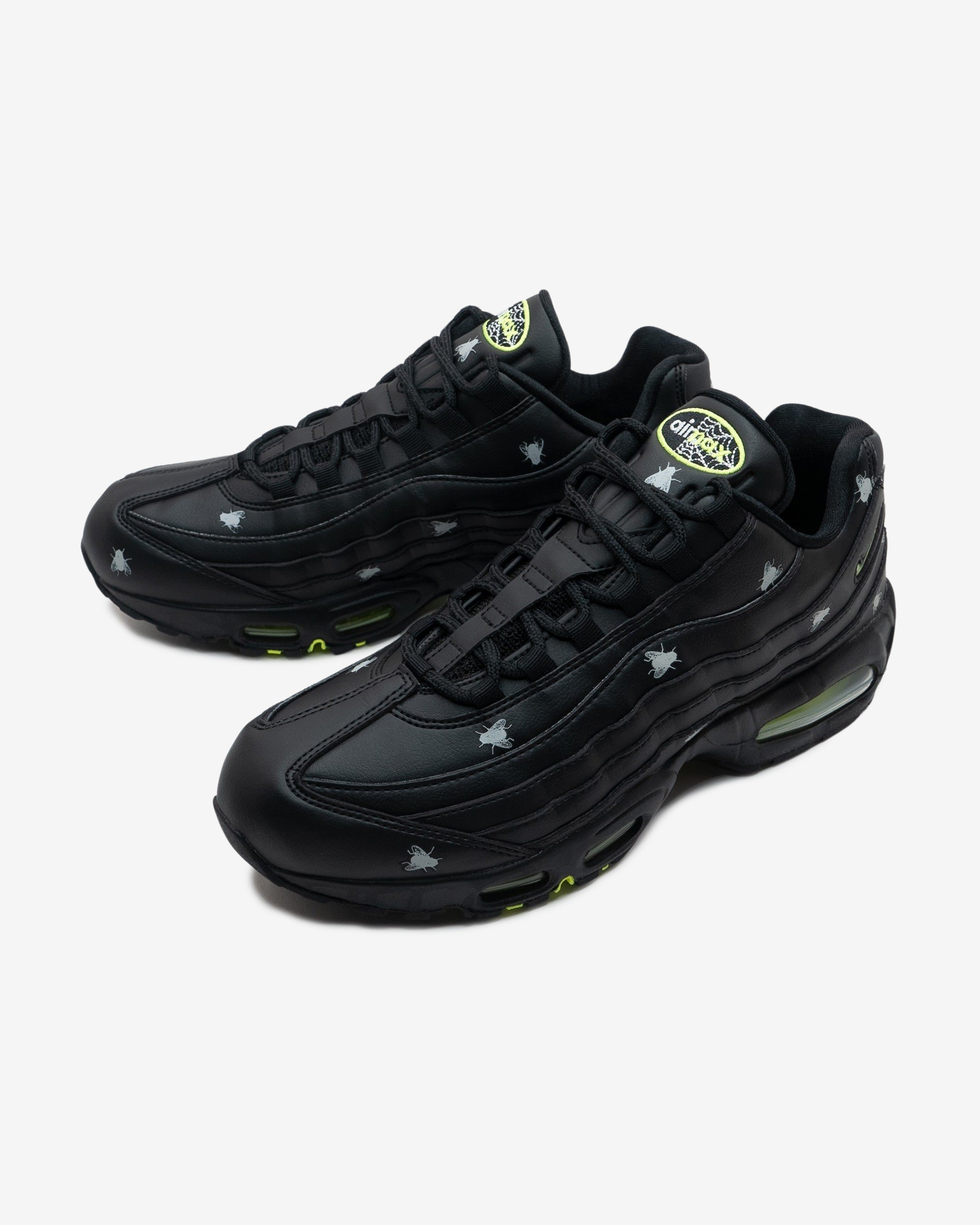 NIKE AIR MAX 95 - PREMIUM - BLACK/ NEONYELLOW