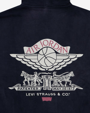 JORDAN X LEVI'S® FULL-ZIP HOODIE - BLACK – Undefeated