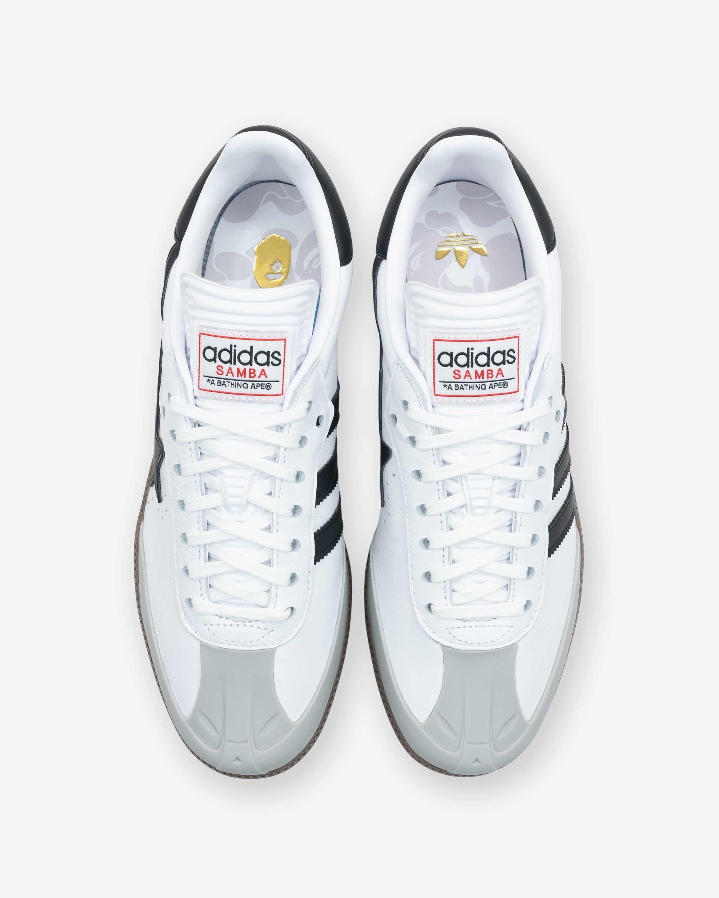 ADIDAS X BAPE SAMBA - FTWWHT/ CBLACK