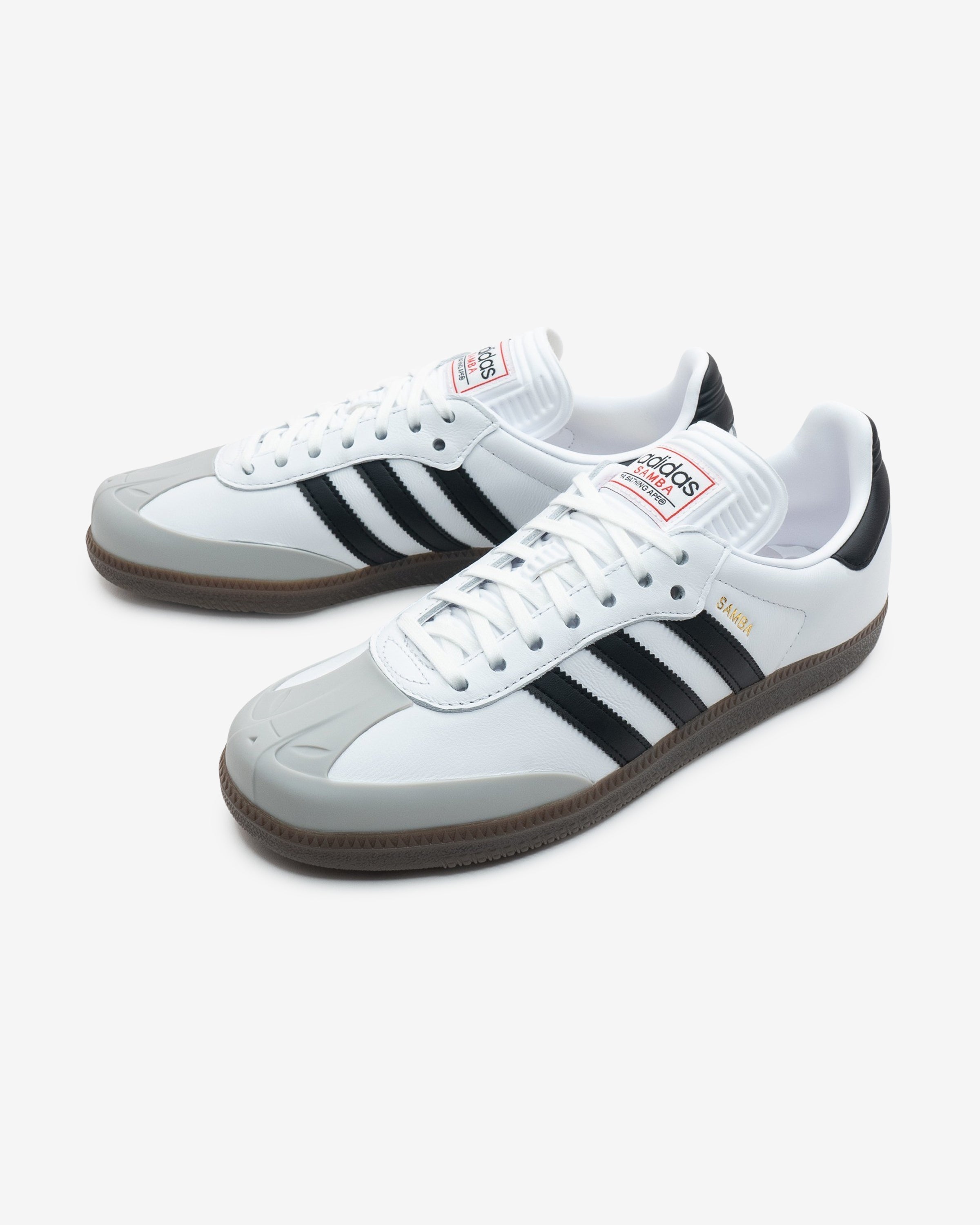 ADIDAS X BAPE SAMBA - FTWWHT/ CBLACK