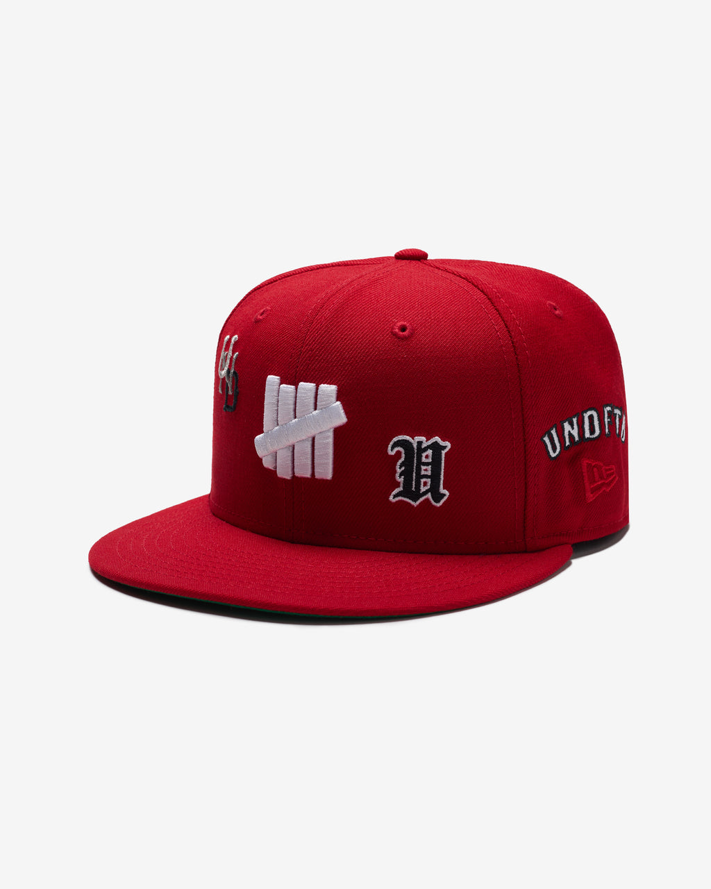 UNDEFEATED X NE ALL OVER FITTED - RED