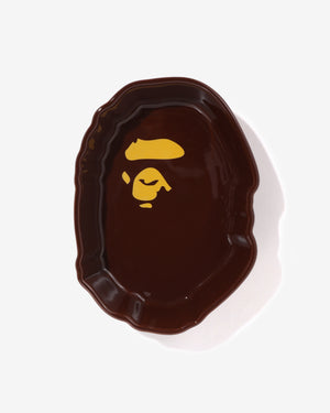 BAPE APE HEAD MULTI TRAY - BROWN