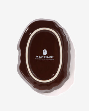 BAPE APE HEAD MULTI TRAY - BROWN