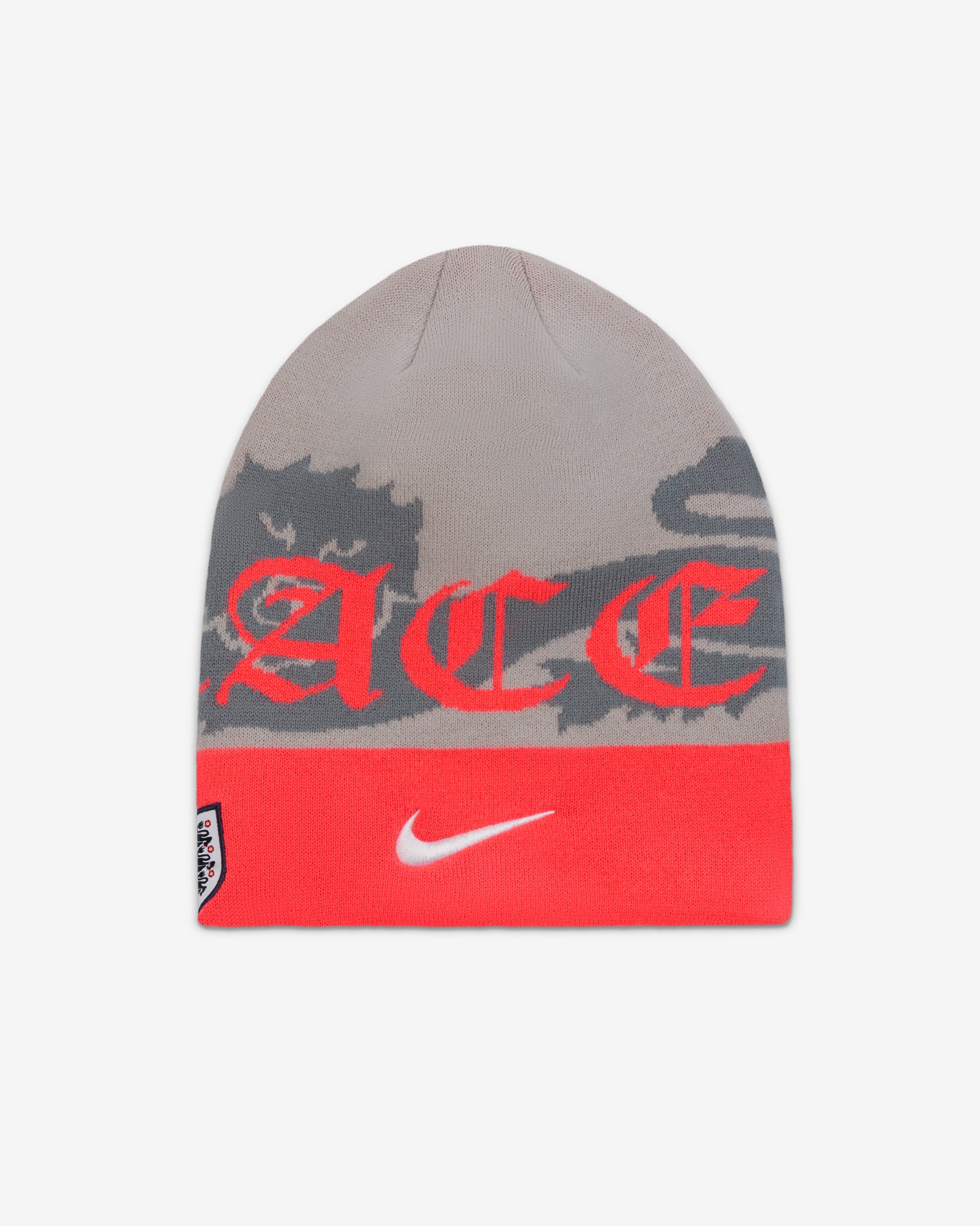 NIKE X PALACE ENG UNCUFFED BEANIE - PEWTER GREY – Undefeated