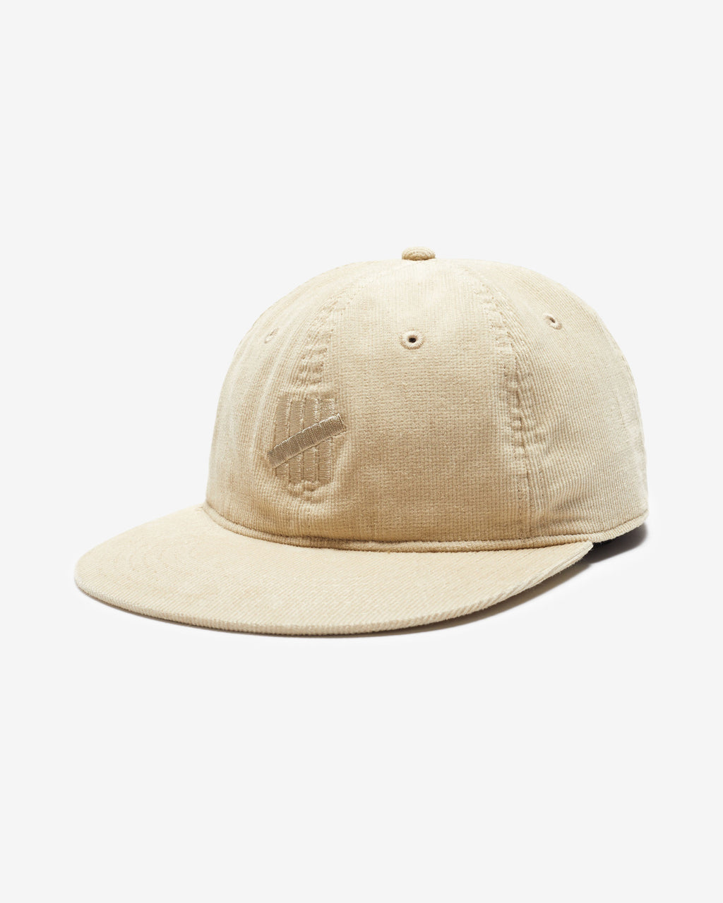 UNDEFEATED CORDUROY STRAPBACK - LIGHT BONE