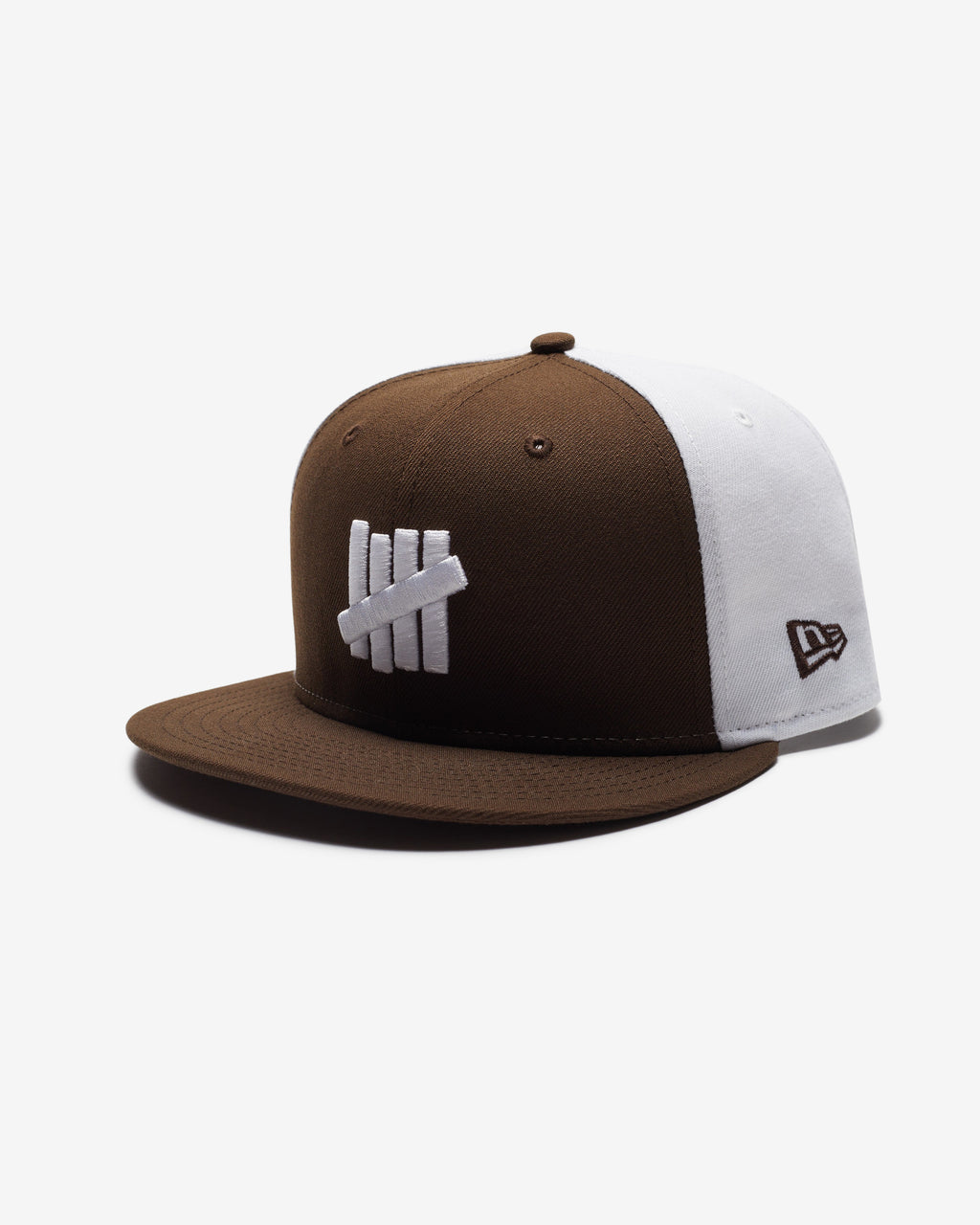 UNDEFEATED X NE 2-TONE ICON SNAPBACK - CHOCOLATE/WHITE