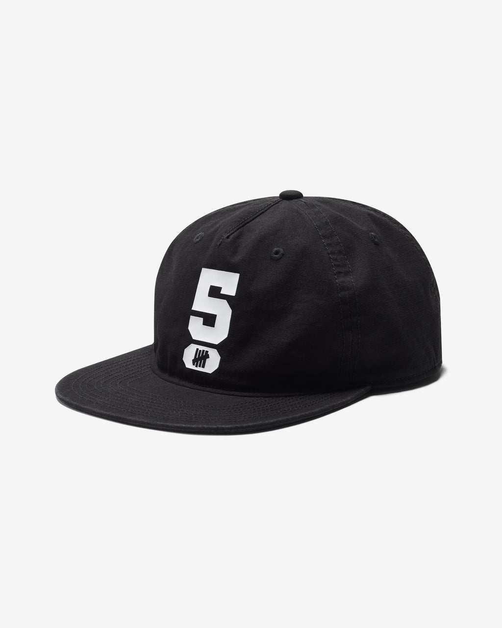 UNDEFEATED SLOUCHY 5 PANEL SNAPBACK - BLACK