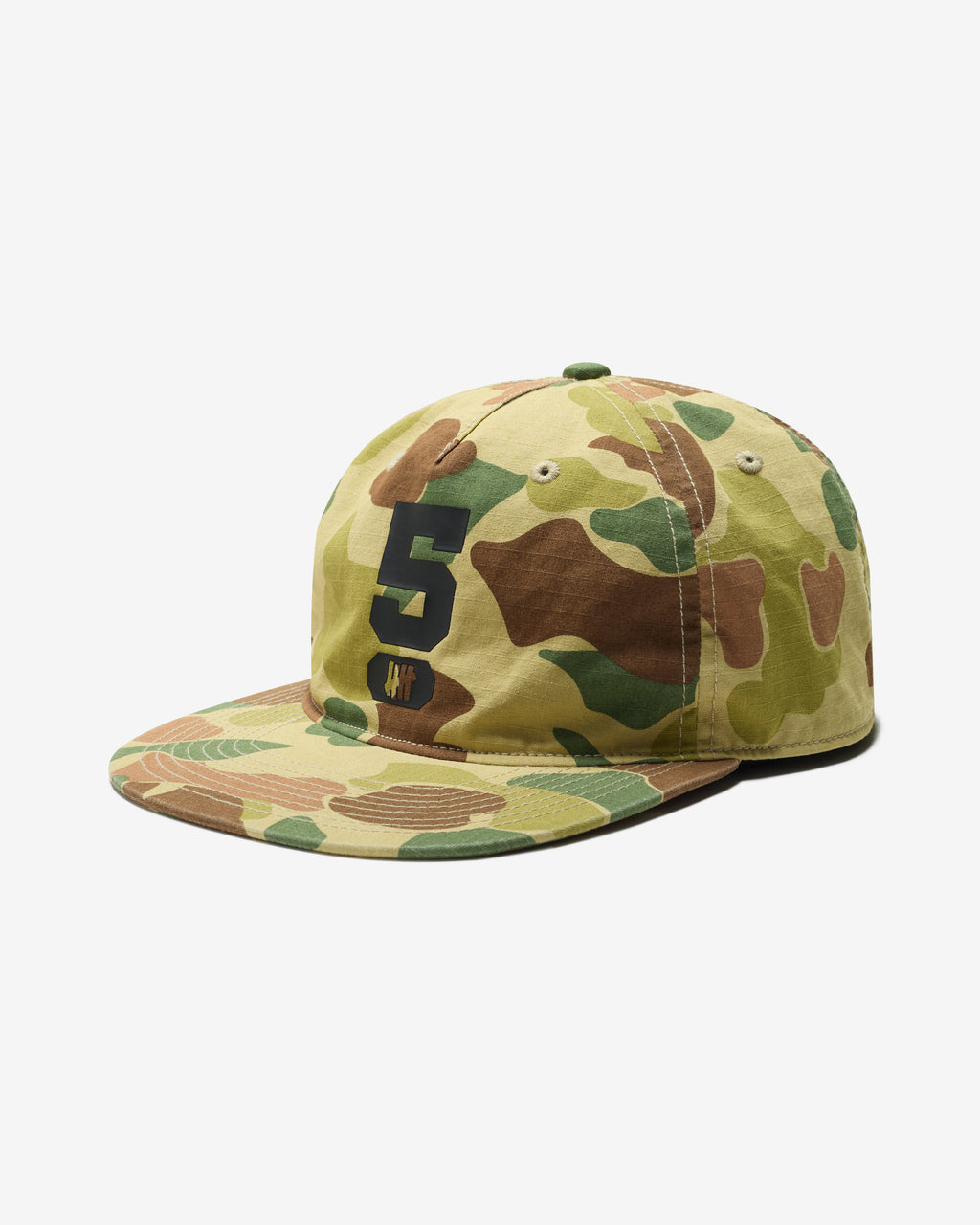 UNDEFEATED SLOUCHY 5 PANEL SNAPBACK - WOODLAND DUCK CAMO