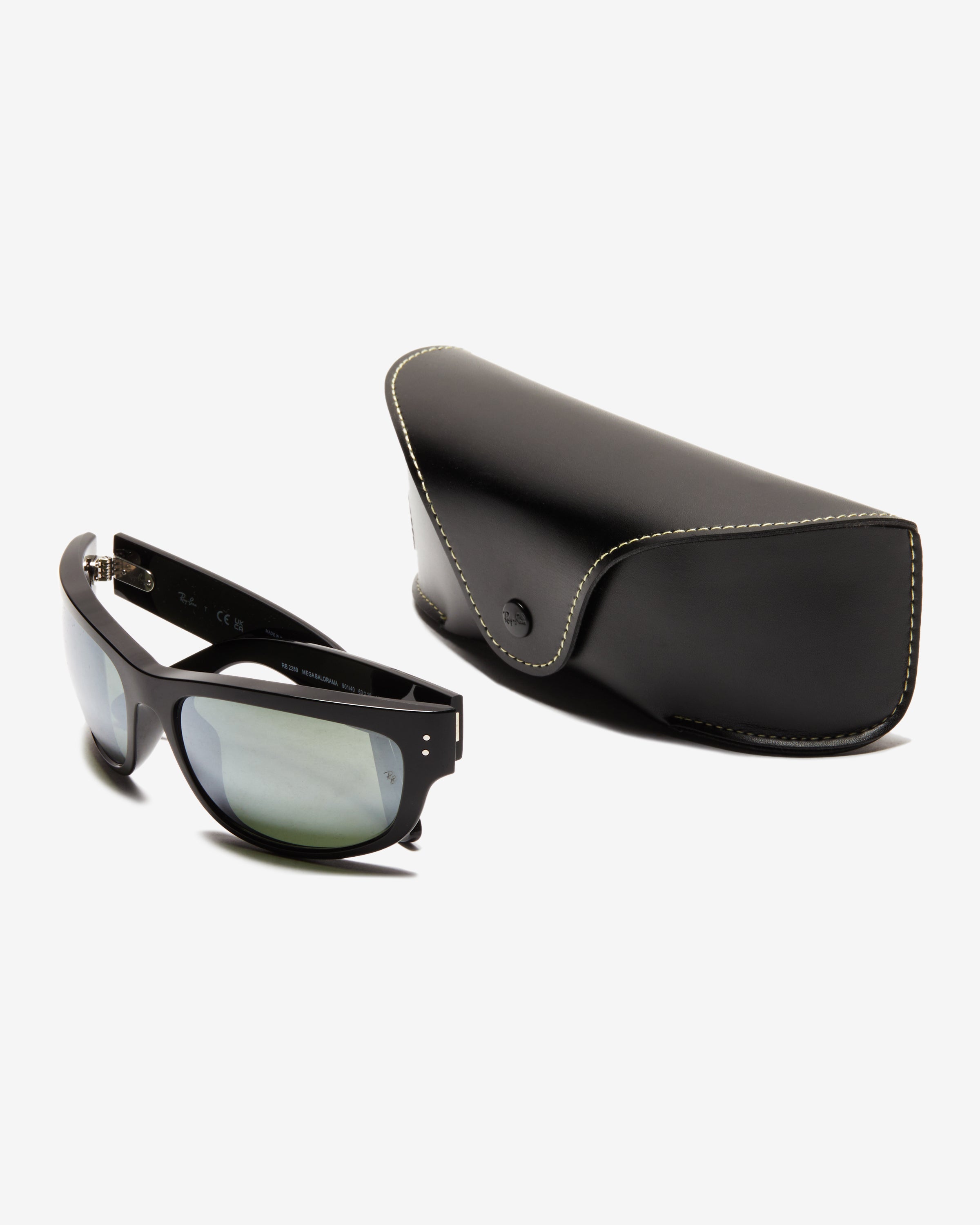 RAY-BAN MEGA BALORAMA - BLACK/ MIRRORSILVER