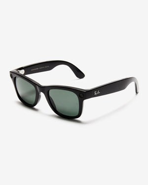 RAY-BAN META WAYFARER - SHINYBLACK/ GREEN