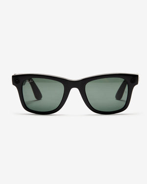 RAY-BAN META WAYFARER - SHINYBLACK/ GREEN