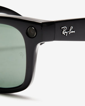 RAY-BAN META WAYFARER - SHINYBLACK/ GREEN