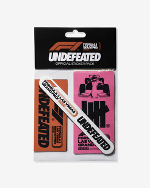 UNDEFEATED X F1 LVGP STICKER PACK - MULTI