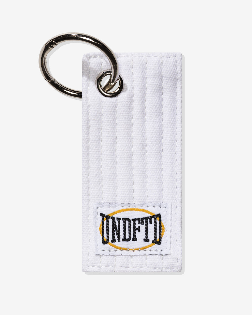 UNDEFEATED GI BELT CANVAS KEYCHAIN - WHITE