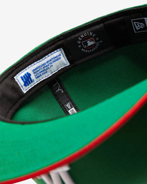 UNDEFEATED X NEW ERA DODGERS FITTED - KELLY GREEN
