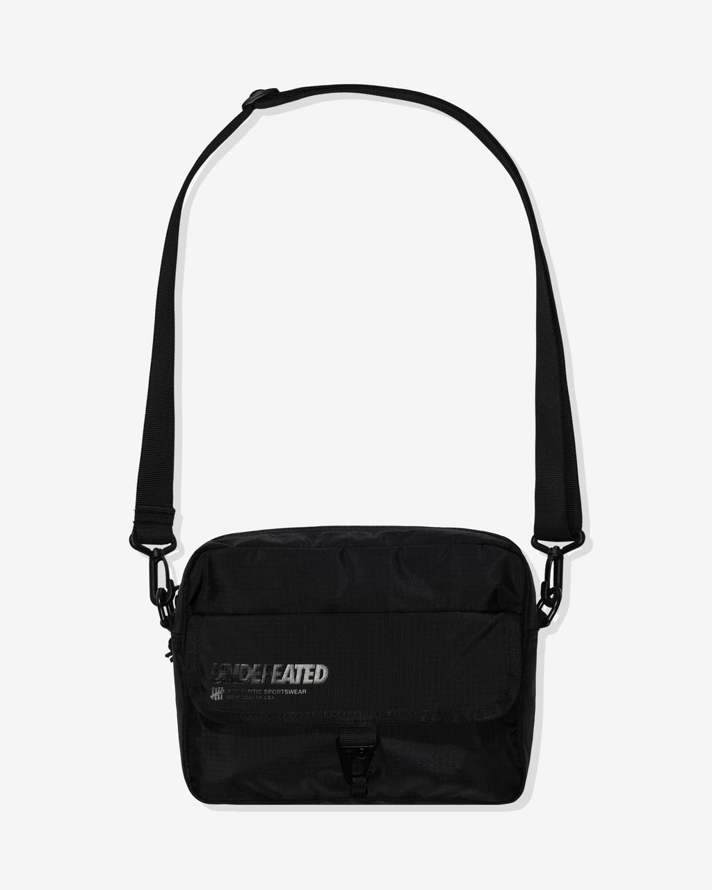 UNDEFEATED RIPSTOP SHOULDER BAG - BLACK