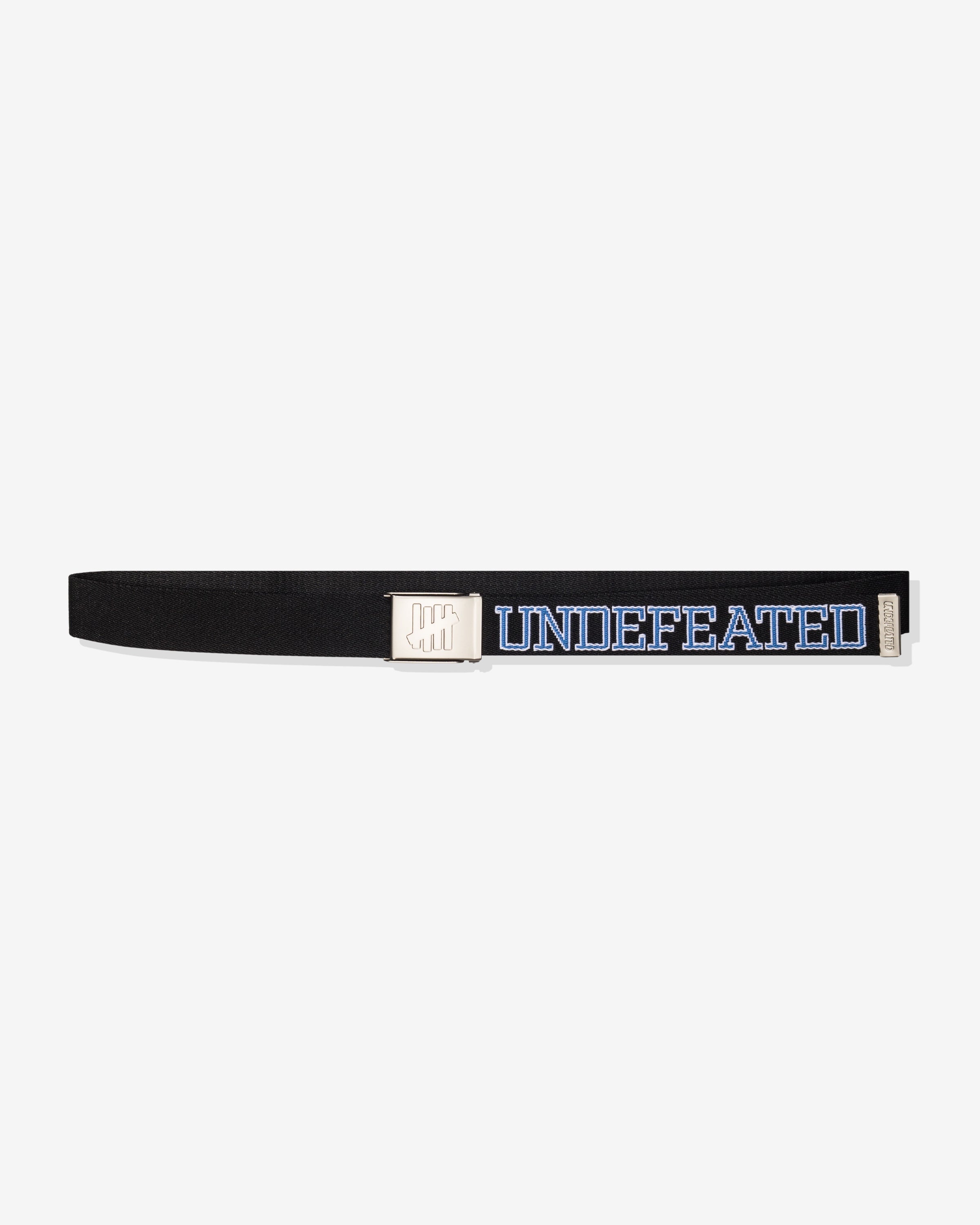UNDEFEATED WEBBING BELT - BLACK