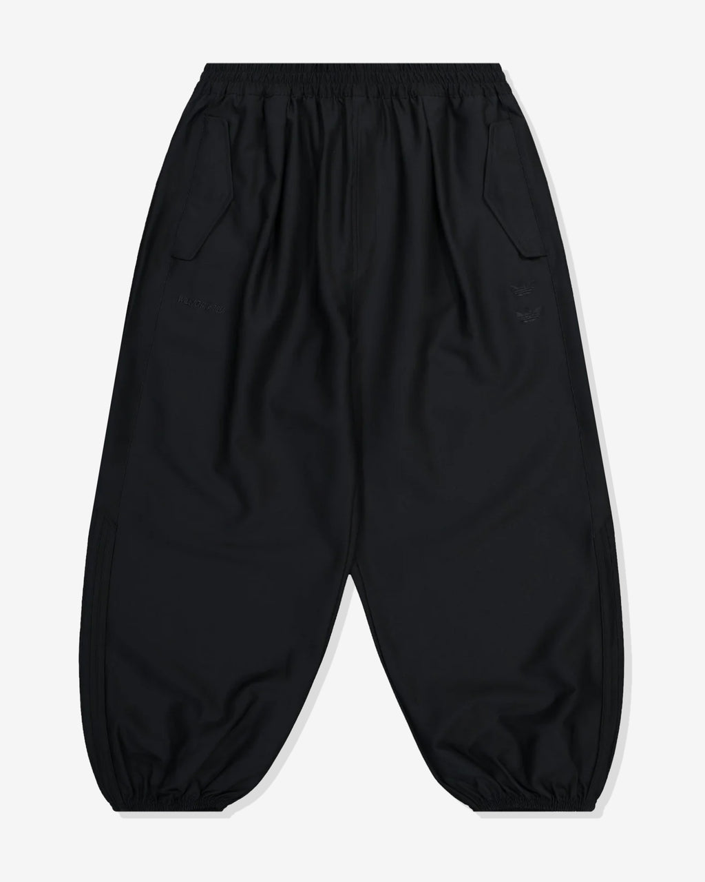 ADIDAS X WILLY CHAVARRIA TWILL TRACK PANTS - BLACK - ADIDAS X WILLY CHAVARRIA TWILL TRACK PANTS - BLACK