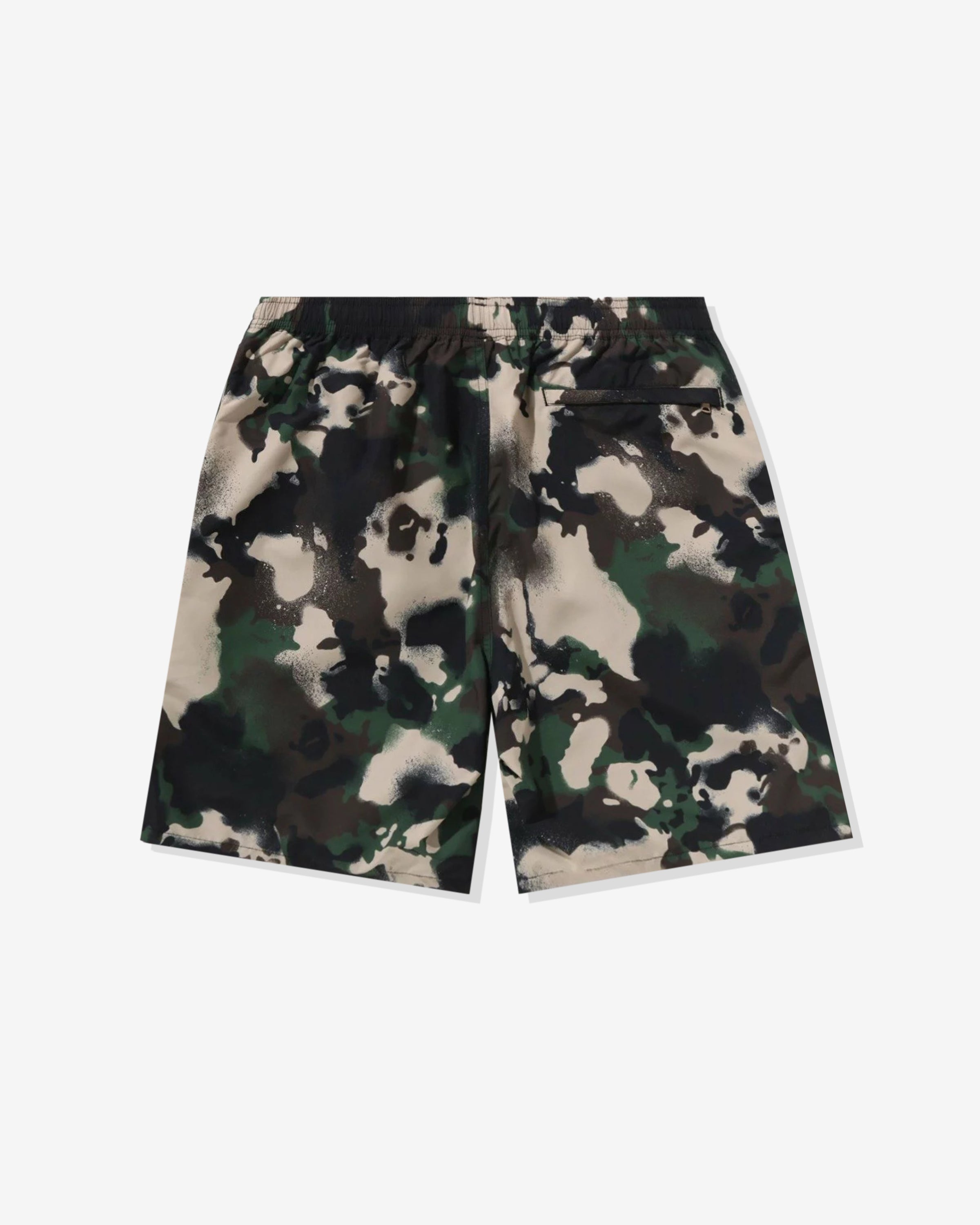 BAPE MAP CAMO REGULAR FIT BEACH SHORTS - GREEN
