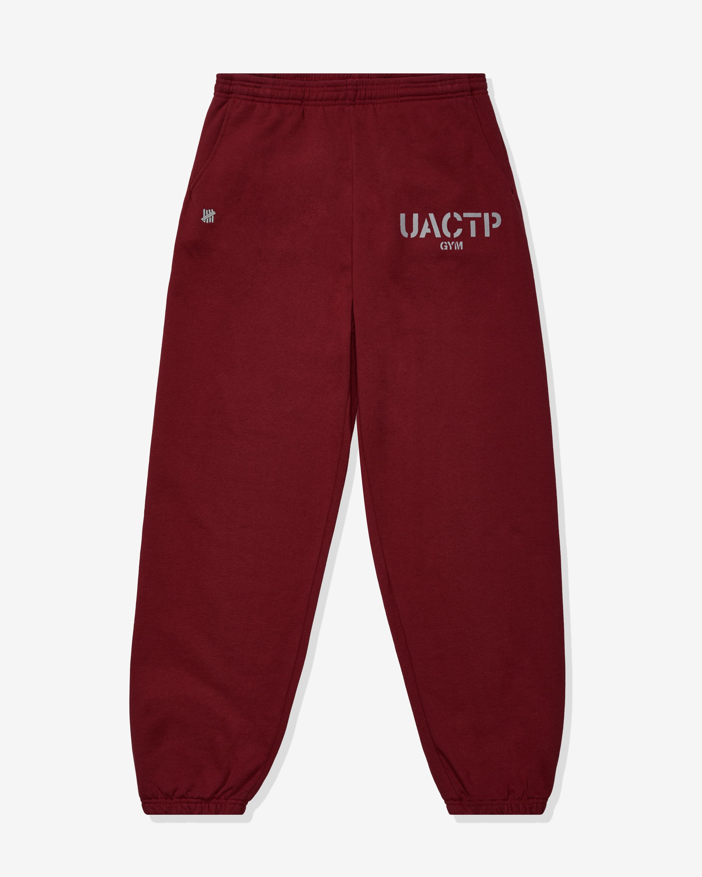 UACTP STENCIL GYM SWEATPANT - BURGUNDY