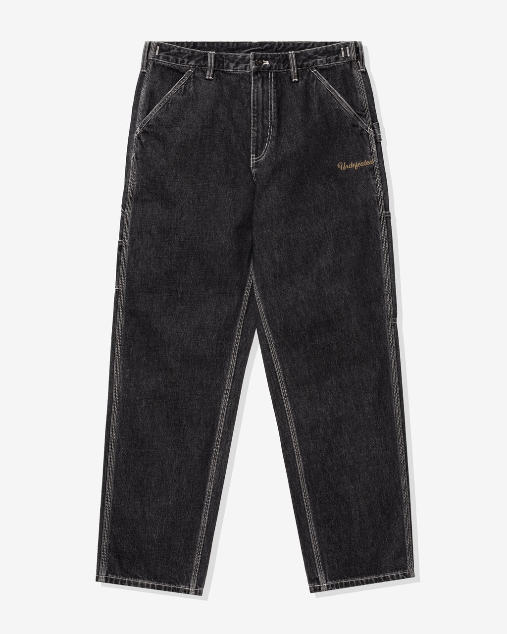 UNDEFEATED DENIM CARPENTER PANT - BLACK