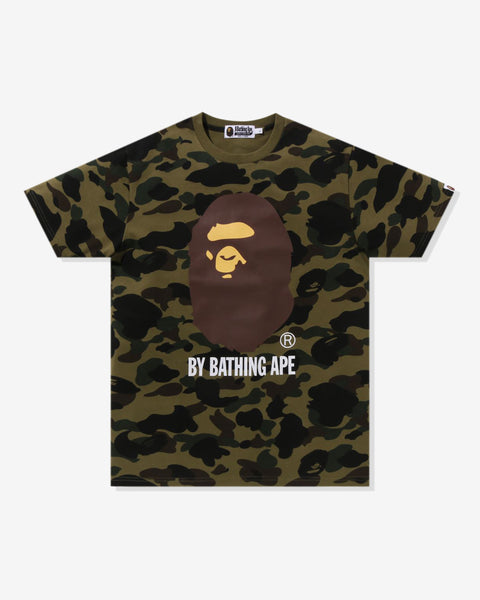 BAPEレディース1ST CAMO BATHING APE TEE サイズ S A Bathing Ape Bape Zipper S/S Tee in Green Camo – Oneness