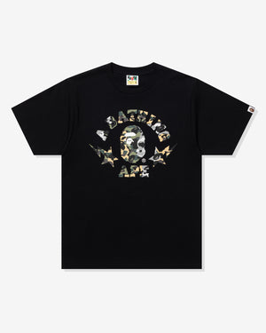 BAPE 1ST CAMO CRAZY STA COLLEGE TEE