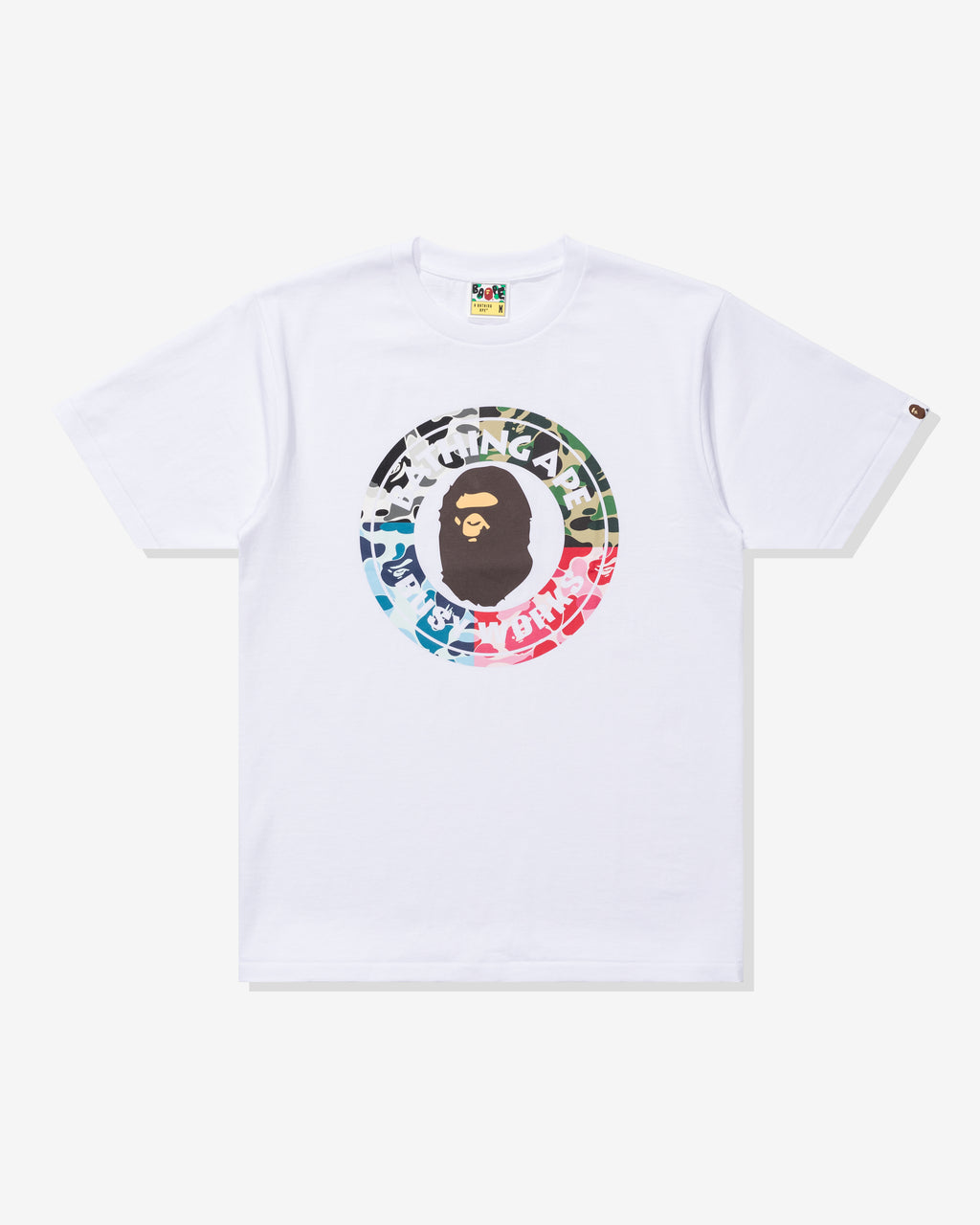 ABC CAMO CRAZY BUSY WORKS TEE - WHITE