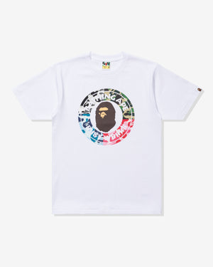 ABC CAMO CRAZY BUSY WORKS TEE - WHITE