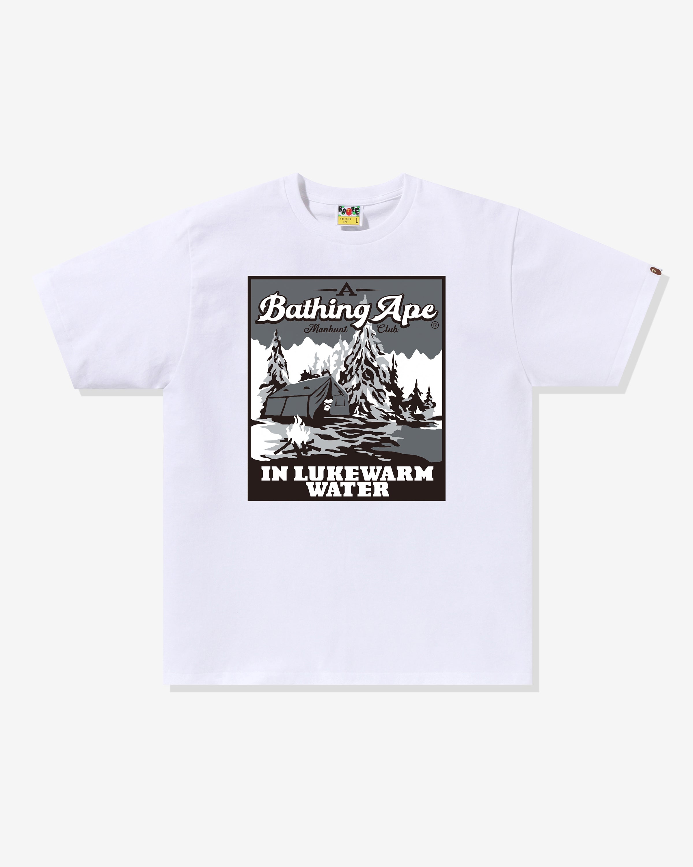 BAPE BASE CAMP TEE - WHITE
