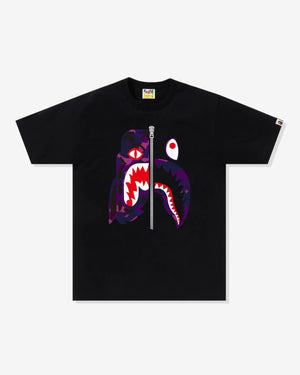 UNDEFEATED×BAPE TIGER SHARK BAPE COLOR CAMO TIGER SHARK TEE - BLACK – Undefeated