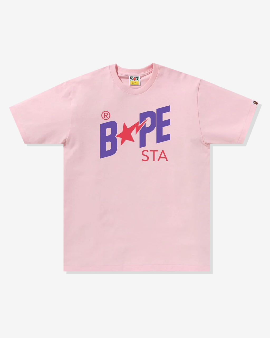 BAPE COLORS BAPE STA TEE - PINK