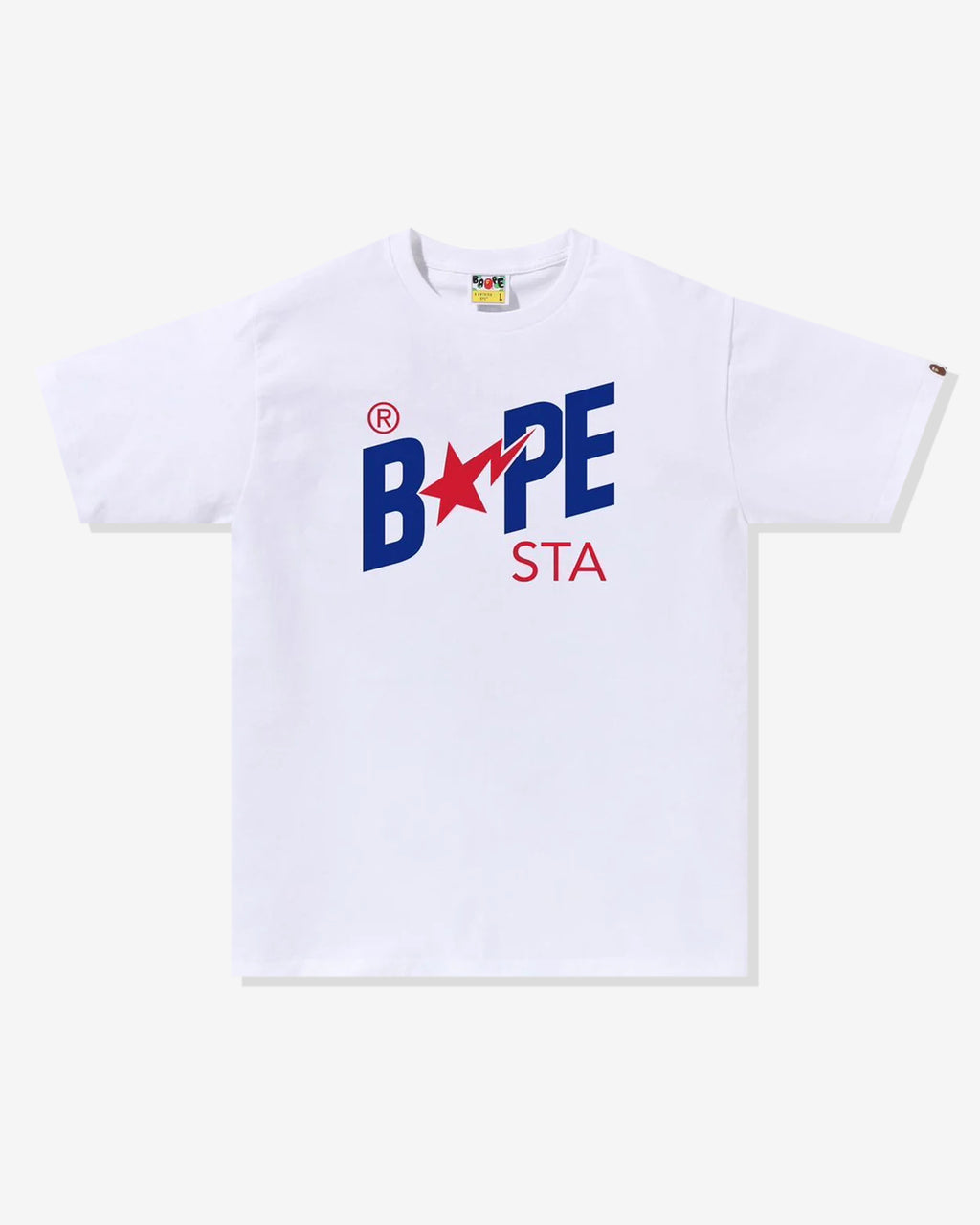 BAPE COLORS BAPE STA TEE - WHITE