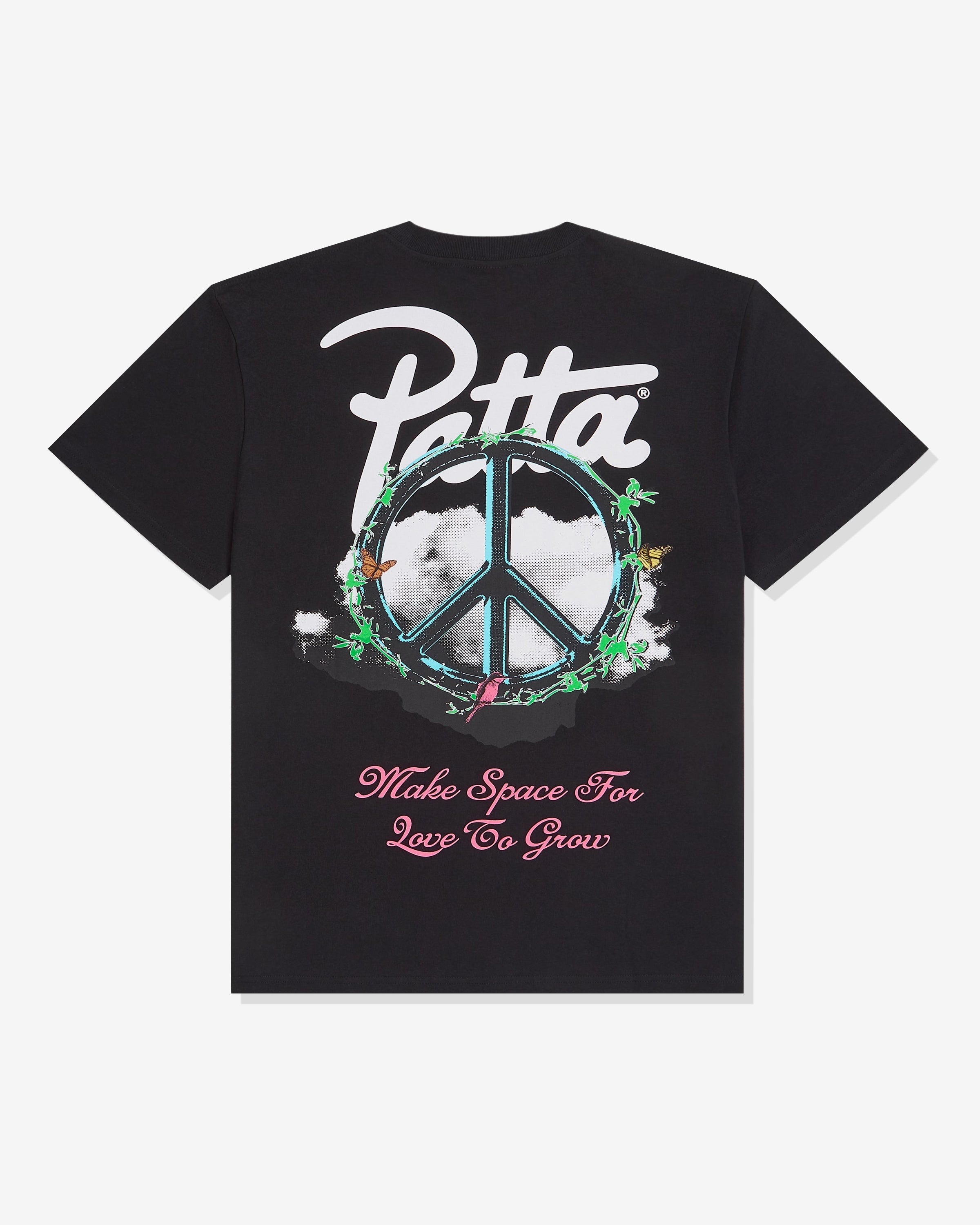 PATTA XEROX PEACE T-SHIRT - BLACK