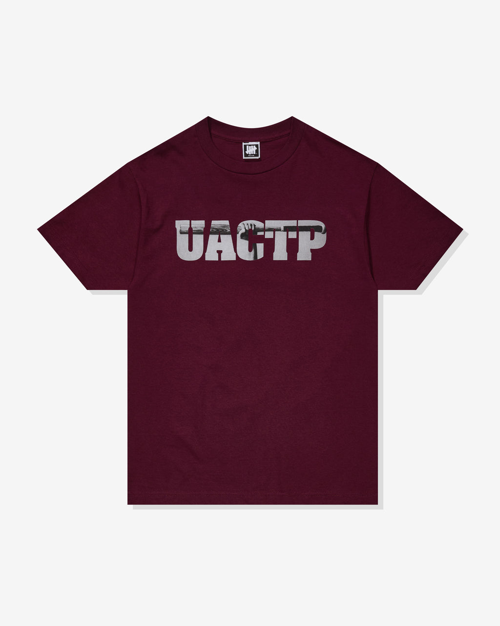 UACTP BAT S/S TEE - BURGANDY