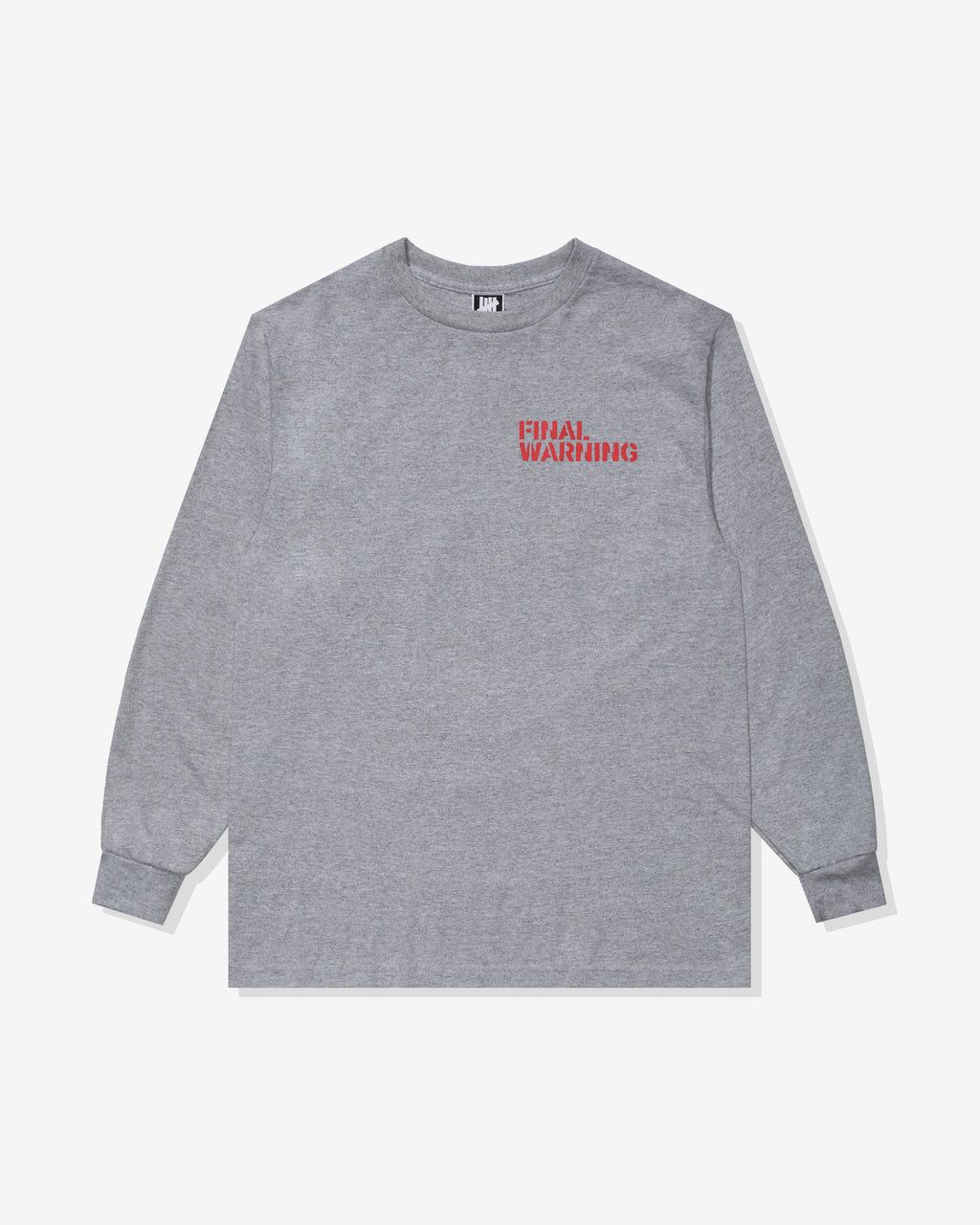 UACTP FINAL WARNING L/S TEE - HEATHER GREY