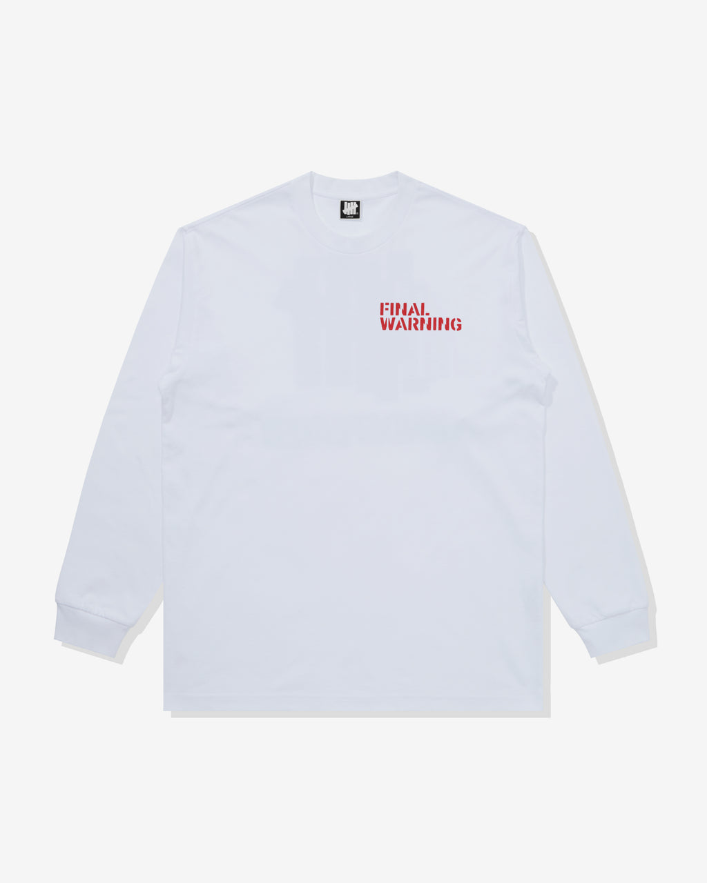 UACTP FINAL WARNING L/S TEE - WHITE