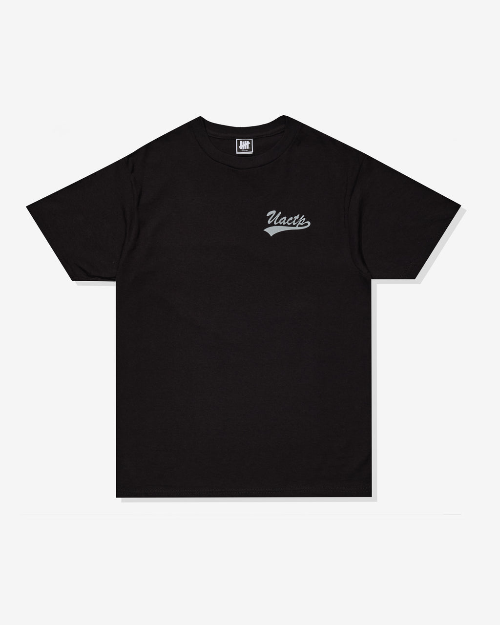 UACTP SCRIPT S/S TEE - BLACK