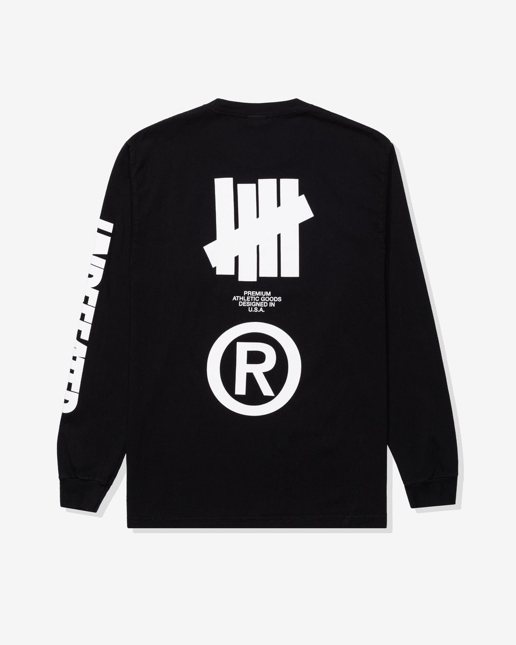 UNDEFEATED BIG LOCKUP L/S TEE - BLACK