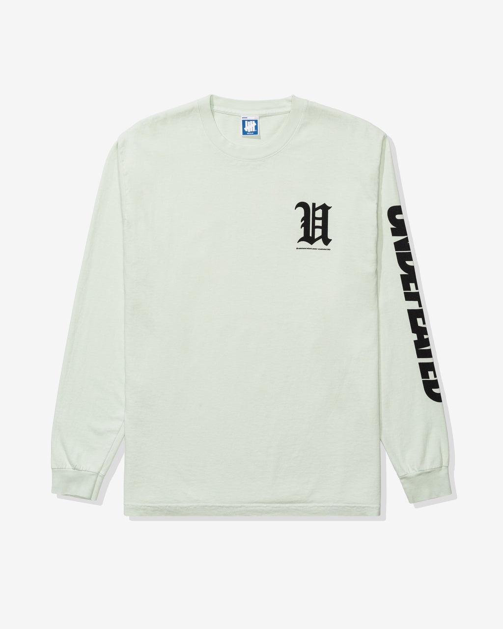 UNDEFEATED BIG LOCKUP L/S TEE - MINT