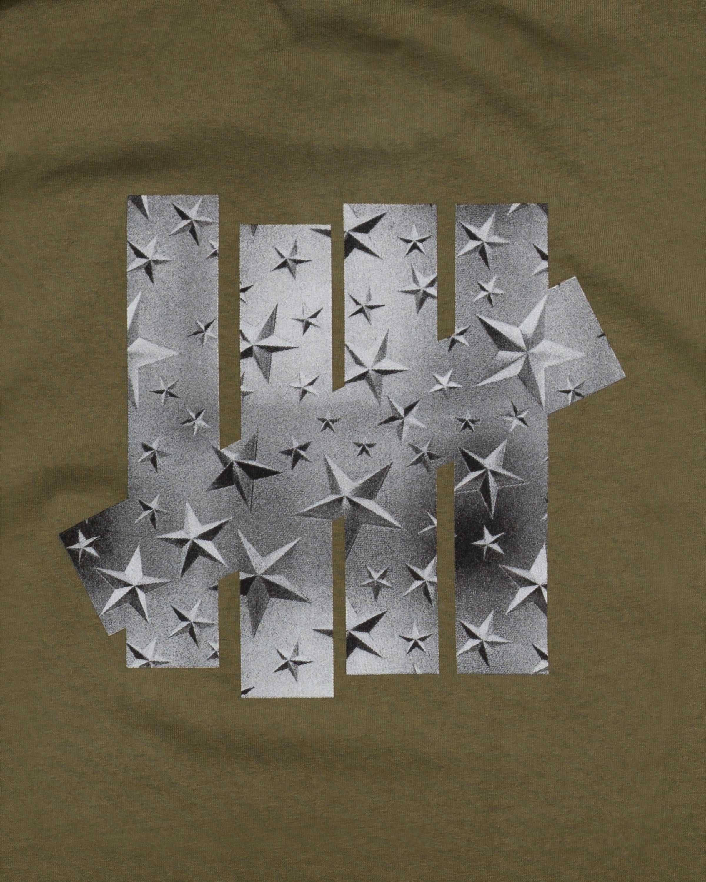 UNDEFEATED FOIL PHOTO ICON S/S TEE - OLIVE