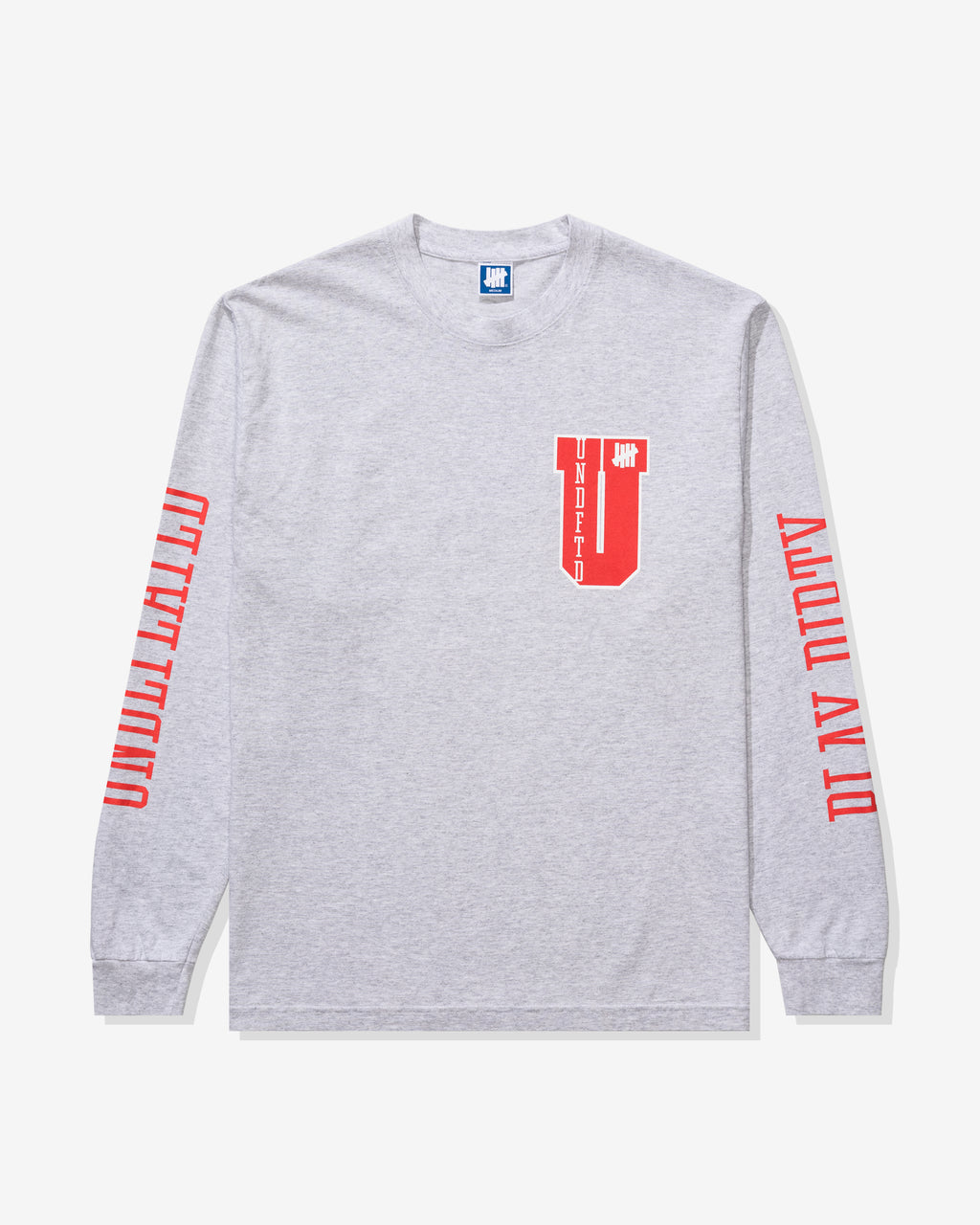UNDEFEATED FORCES L/S TEE - HEATHER GREY