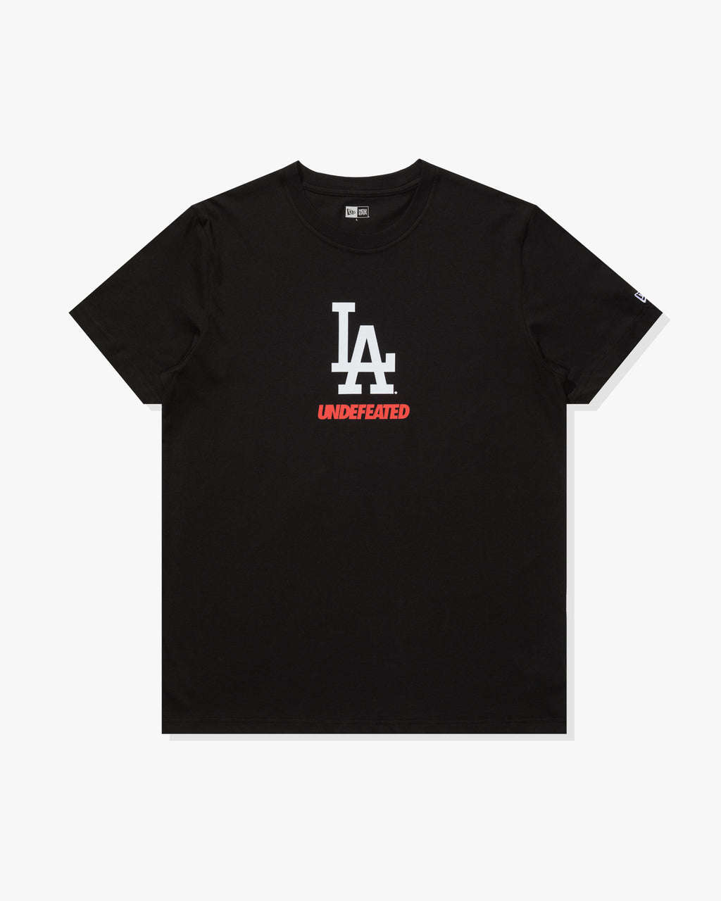 UNDEFEATED X NE X DODGERS STACKED LOGO S/S TEE - BLACK