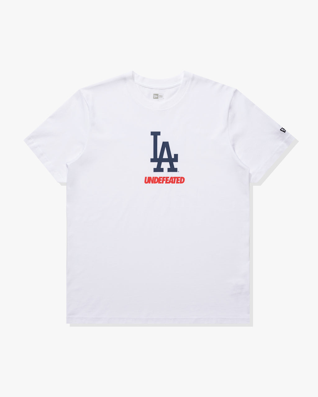 UNDEFEATED X NE X DODGERS STACKED LOGO S/S TEE - WHITE