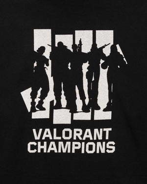 UNDEFEATED X VALORANT HOODIE - BLACK