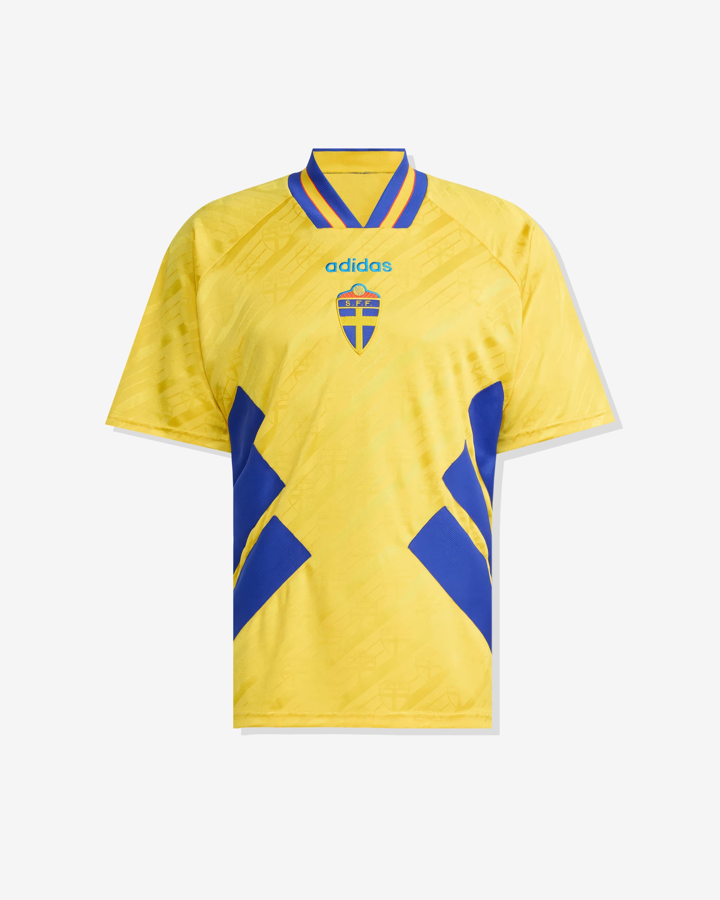 94年　W杯　スウェーデン代表ユニフォーム　　アディダス ADIDAS SWEDEN HOME JERSEY 1994 - YELLOW – Undefeated